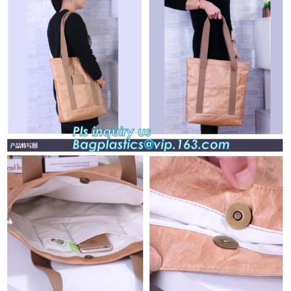 TYvek paper bag,water resistant paper bag, custom Tyvek tote shopping bag, promotional bag tyvek tote bag foldable tote