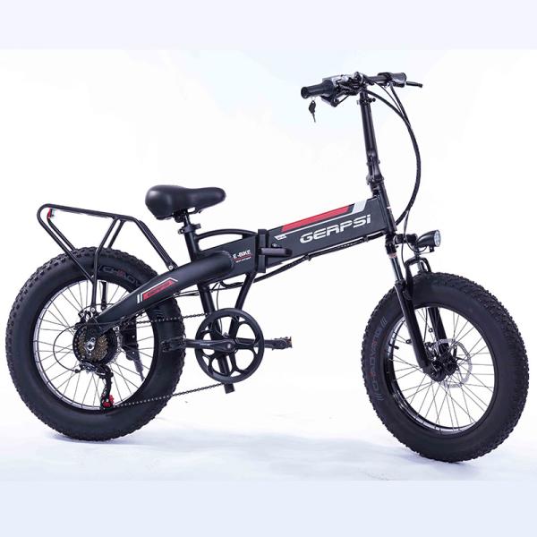 Durable Electric Snow Bike 7 Speed 36V 10AH Lithium Battery Two Seat