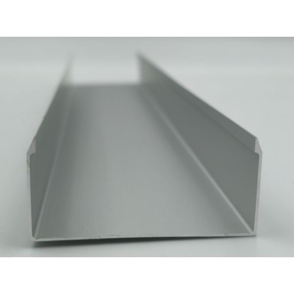 Aluminum profile manufacturers customize U-shaped channel silver anodized 6061 and 6063 aluminum profiles of any size