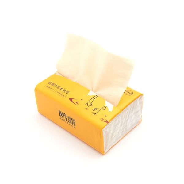 Customizable 3-Ply Bamboo Pulp Soft Eco-Friendly Baby Care Facial Tissues Pocket Tissue Paper for Home & Travel Use
