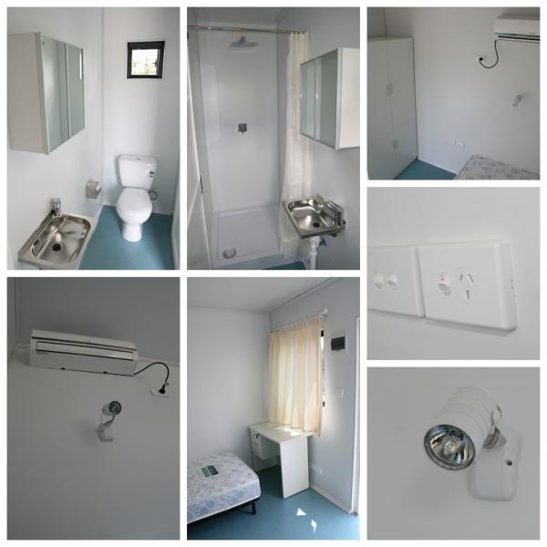 Дома австралийского переносимого минируя размещещния/небольшого светлого стального Prefab модульные