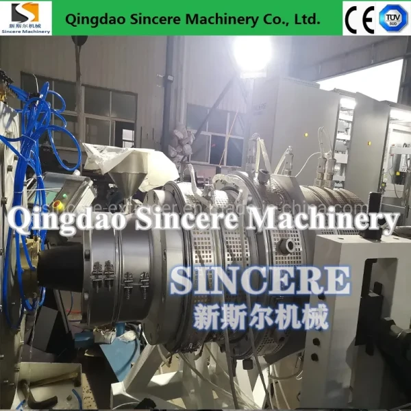 Water Gas Supply Plastic Pipe Extrusion Line HDPE PE PP Corrugated Pipe Extruder