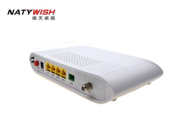 Build In WiFi GEPON ONU Optical Network Unit With One GEPON Port 4 FE / GE  RJ-45 LAN Ports
