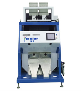 2 chutes rice color sorter, CCD color sorter for rice, high accuracy rice