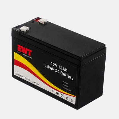 Deep Cycle Lifepo4 12v 12Ah Lithium Ion Battery Packs For Solar Energy Storage