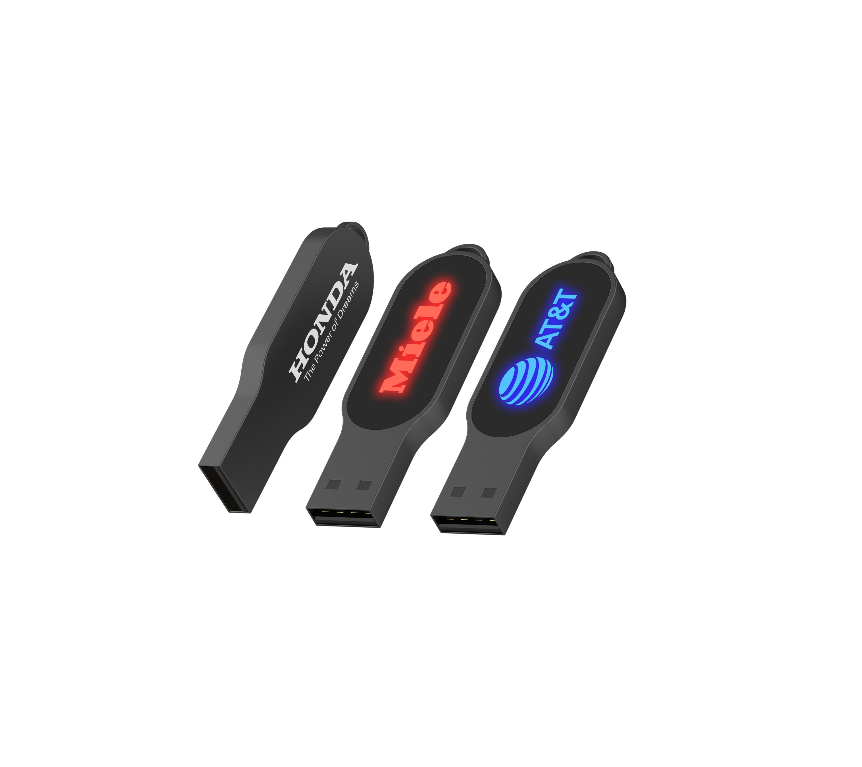 Когда работа света СИД будет сияющий привод 32GB 64GB 128GB USB Кристл