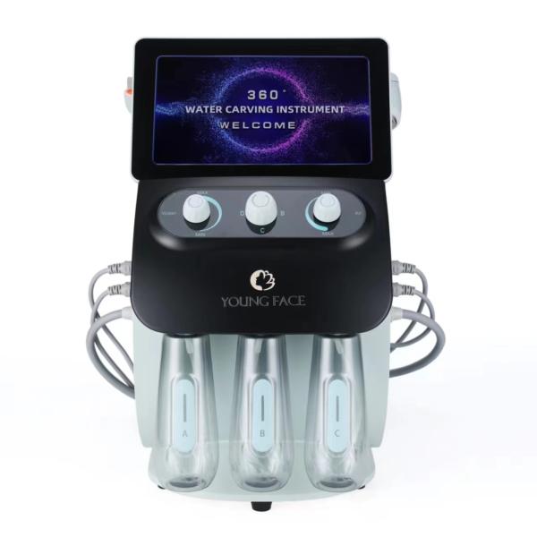 2024 Newest Visual Blackhead Removal Acne Removal Deep Facial Cleansing Skin Scrubber Hydra Beauty Machine
