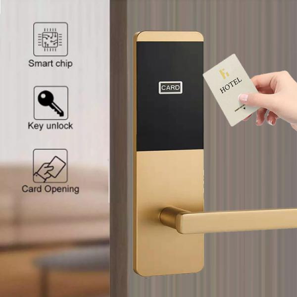Сплав умных замков гостиницы ключа карты RFID алюминиевый со свободным программным обеспечением управления