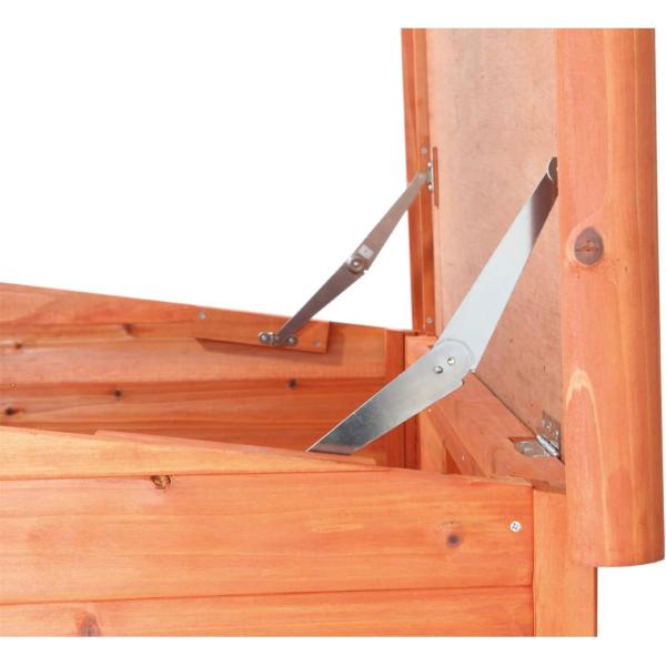 Functional Outdoor Dog House for Small Medium Large Dogs Wood Material and Chew Proof