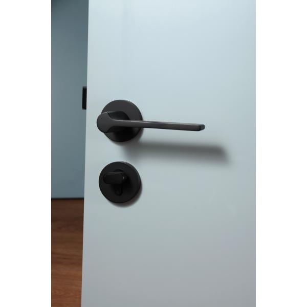 Luxury Outside Bright Solid Modern Gold Door Handles 135mm 63mm