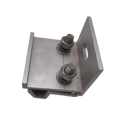Durable Solar-Powered Vertical Seam Clamp – Weatherproof Aluminum Mounting Bracket for Standing Seam Metal Roofs