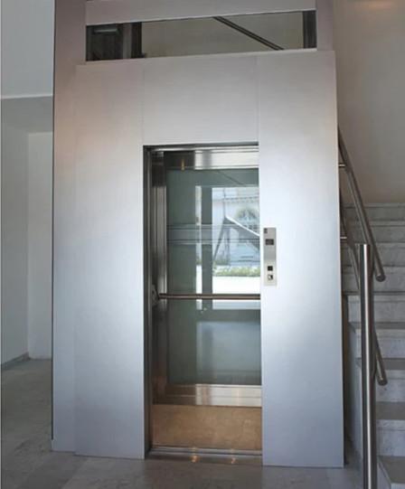 Elevador Gearless do passageiro do elevador 1.0m/s 400KG 4 do MRL da tração do PM