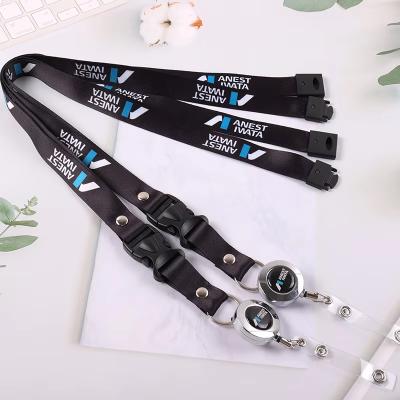 Manufacturer Custom Polyester Sublimation Lanyards with Logo Personalized Neck Tool Silk Screen Printing Lanyards