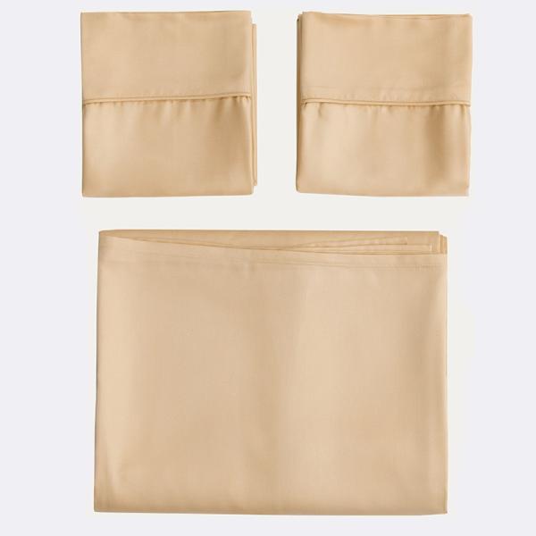 Natural Bamboo Fiber Sheet Set 60s 300tc 3 pcs Pillowcase Duvet Cover King Queen Bedding