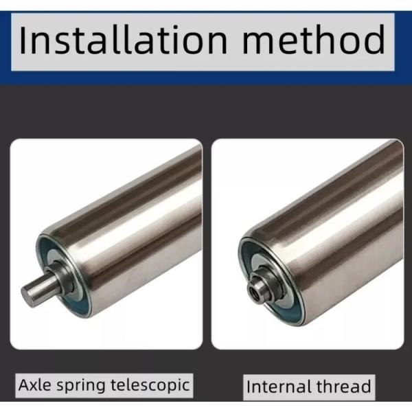 Unpowered Conveyor Belt Nylon Roller Line Accessories Stainless Steel