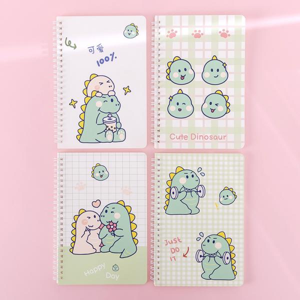 Cartoon Student Notepad Stationery Spiral Notebook A5 Thickened Horizontal Line Gift