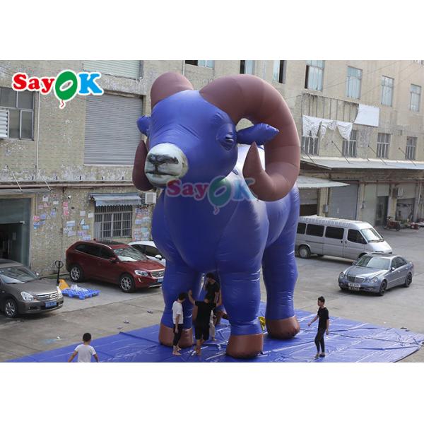 7.5m Inflatable Goat Animals Model Balloons Custom Inflation Riding Goat Advertising