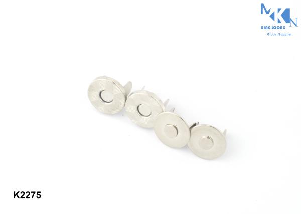 12mm Diameter Hidden Magnetic Purse Closures , Magnetic Snap Closures For Purses