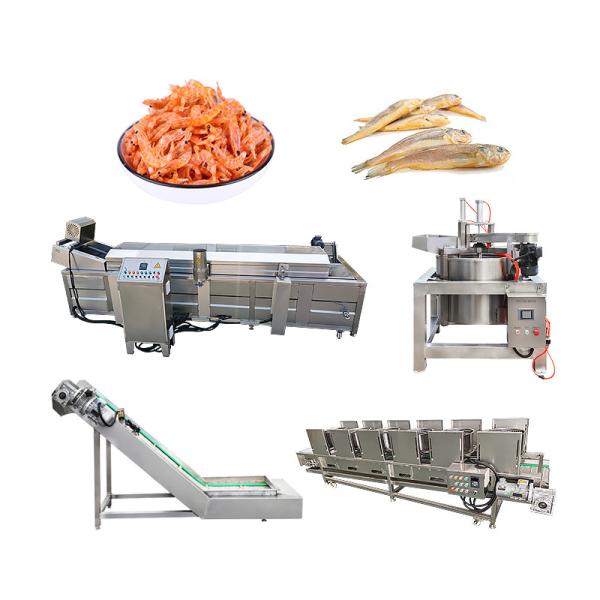 5000*1200*2400mm Máquina de fritura de castanha de caju para linha de produção de feijão frito personalizável