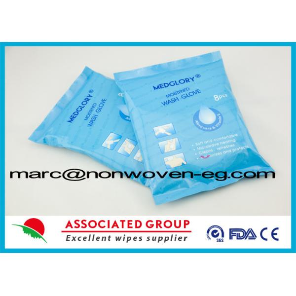 Перчатка мытья воды Aqua на открытом воздухе безводная без таза 8pcs