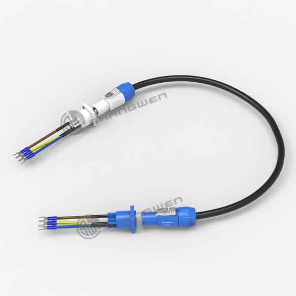 Ip44 Промышленная мощность женский разъединитель Внутреннее использование Синий вход