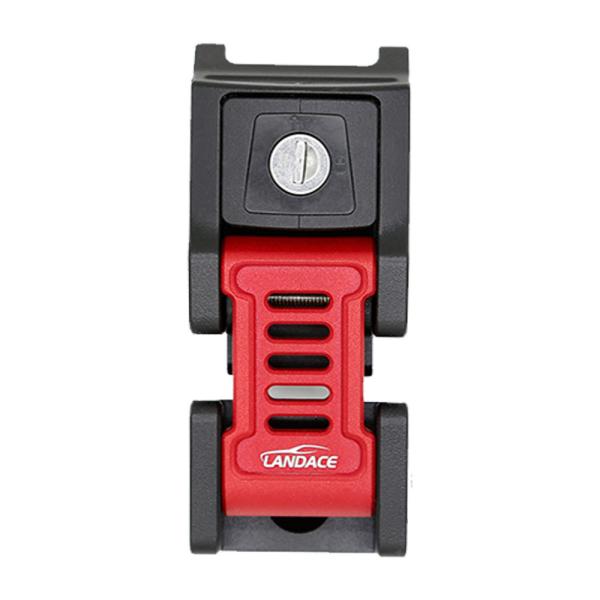 Jeep Wrangler Locking Hood Latches Kit with Heavy Duty Aluminium Alloy Red and Black