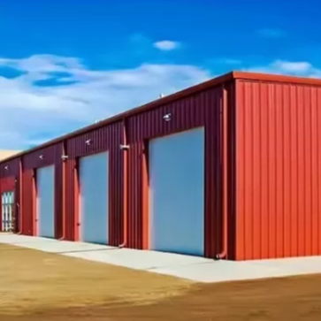 Heavy Load Bearing Prefabricated Steel Warehouse For Raw Material Stock Storage