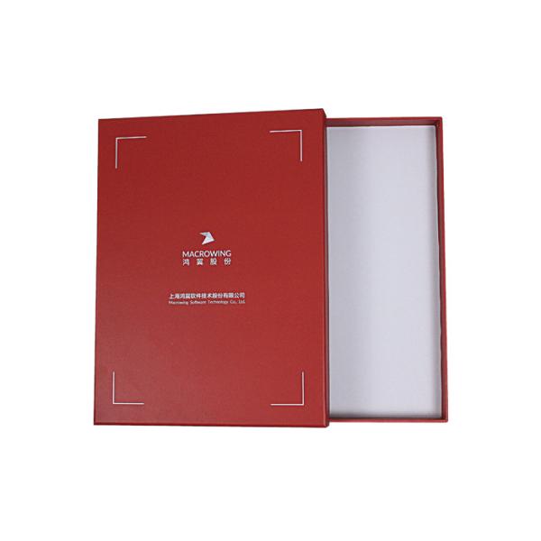 Luxury Ivory Board Lift Off Lid Box With FSC ISO Certification