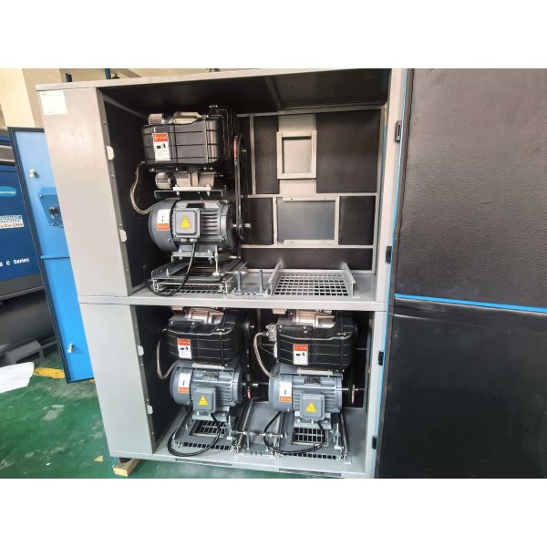 7.5KW Integrated Soundproof Enclosed Scroll Air Compressor: The noise-reducing design ensures production operations are not disrupted