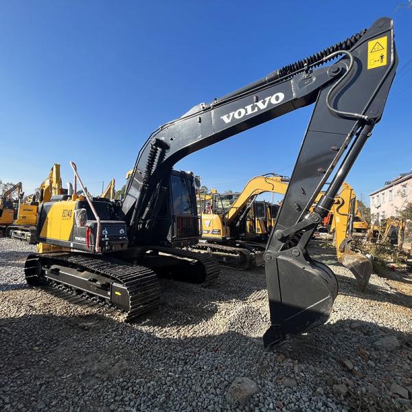 EC140 Crawler Used Volvo Diggers Construction Work Used Mid Size Excavator