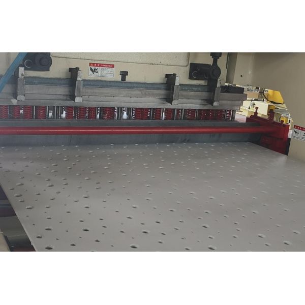 160 Tons Pressure 11 KW Power Hole Perforating Machine for MDF Panel with Multiple Hole Shapes