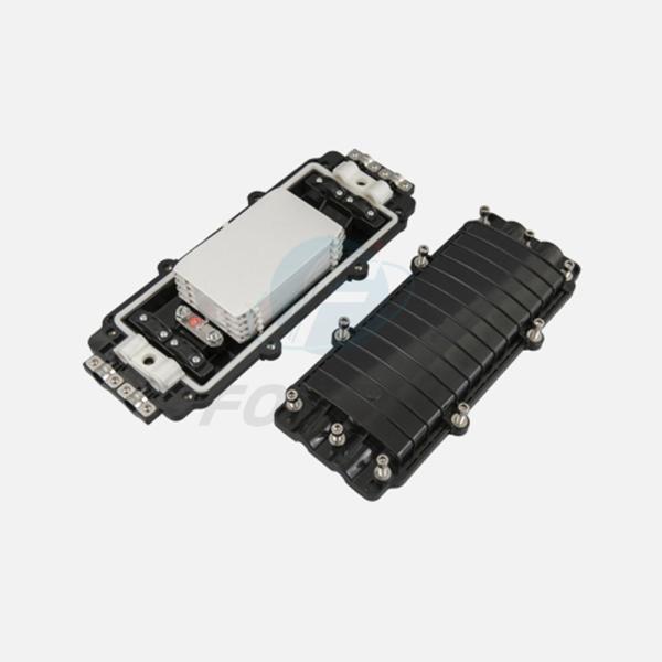 El mercado horizontal vendedor caliente de la entrada 2 de FTTH 12/24/36/48Cores 2 vira el cierre del empalme hacia el lado de babor de la fibra óptica