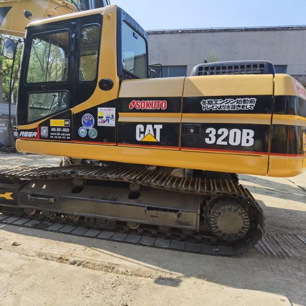 Original CAT 320B Second Hand Excavator , Caterpillar Used Crawler Digger 20 Ton With Caterpillar CAT 3066T Engine