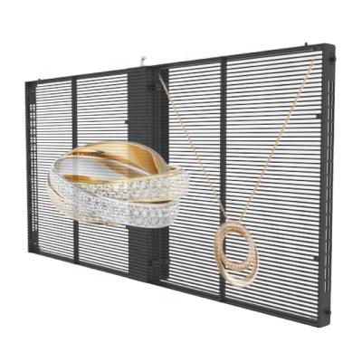 Diodo emissor de luz transparente Mesh Screen Outdoor da exposição P16 da janela do diodo emissor de luz de SMD