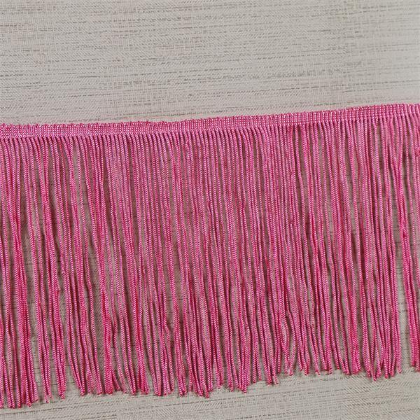 Fluorescent color custom design OEM rayon fringes trimming for garment clothes decoration