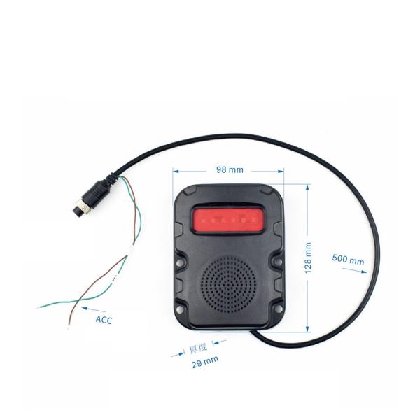 AHD Monitor MDVR Звуковая и визуальная сигнализация BSD водонепроницаемая с сигнализацией