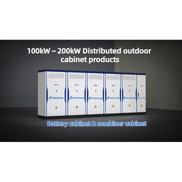 Industrial And Commercial Energy Storage Battery System 600V-1500V For Solar