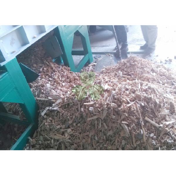 Double Shaft Waste Tire Shredder Machine With 26pcs Knives SGS Approval