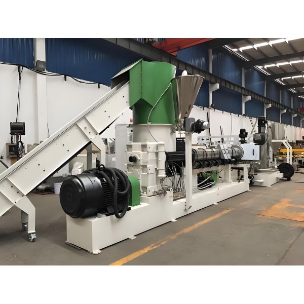 PE PP film recycling granulator