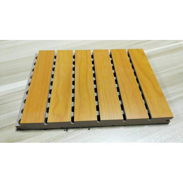 Conference Hall Wood Fiber Acoustic Panels Sound Insulation Materials
