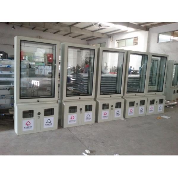 Scrolling T420mm 1.2mm Thickness Recycling Bin Advertising