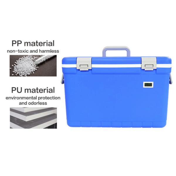 OEM ODM Support Portable Blood Specimen Cold Chain Cooler Box  Medical Cold Box For Temperature Maintenance