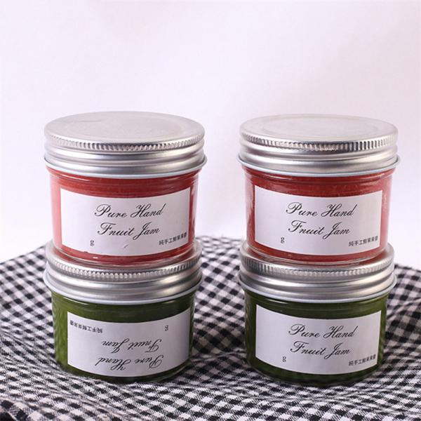Round 480ml / 16 Oz Glass Jars With Lids , Home Food Storage Mason Glass Jar