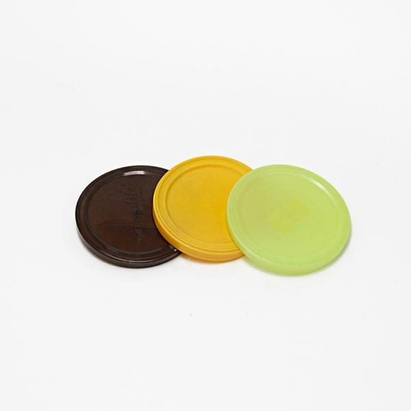 Cores personalizadas 99mm tampa de plástico 8g PE cobertura de pó cobertura para lata de papel de lata