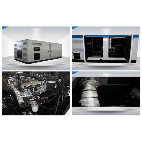 Three Phase Canopy Generator Set , 450Kw / 563Kva Power Generating Sets
