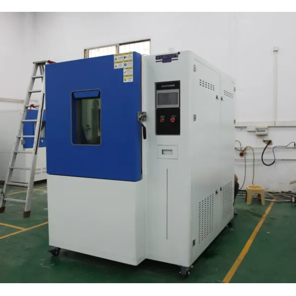 UP-6300 SUS316# Stainless Steel Ice Water Splashing Immersion Test Chamber with 7-inch LCD Touch Screen and French Taikang Compressor for Automotive Parts