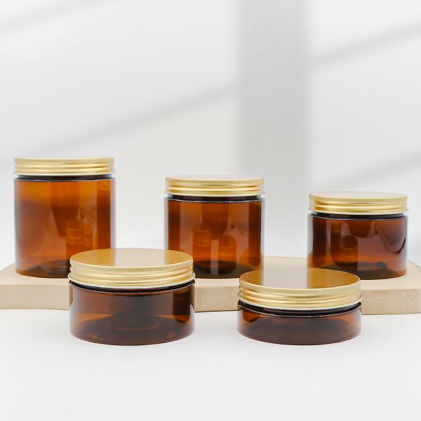 Recyclable Material Non Spill Cosmetic Cream Jar with Customizable Colors for Skincare Containers