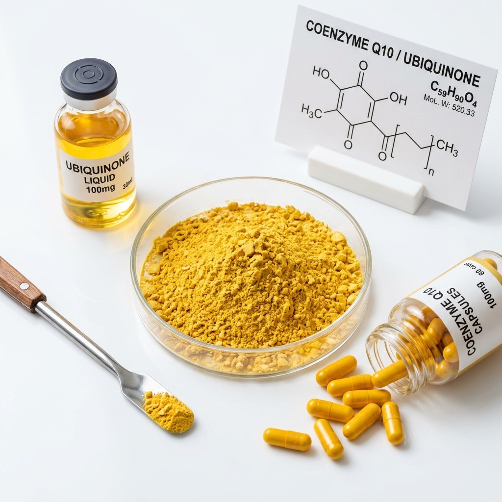 Premium Coenzyme Q10 (CoQ10) Powder | 98% Ubiquinone | USP/EP Grade | Heart Health & Cellular Energy Support