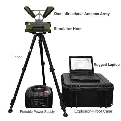 Lightweight Drone Detection System AM FM PM 20dBm With Wireless Remote Control