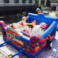 Fogo - campo de jogos colorido interno Jumper Bounce House do leão-de-chácara inflável resistente